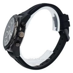 Alexandre Christie AC 9370 MH Black Rubber Strap