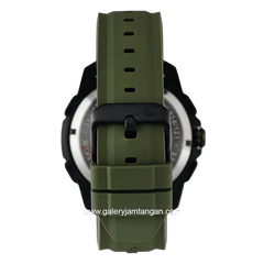 Alexandre Christie AC 9404 MH REPBAGN Army Black Rubber Strap