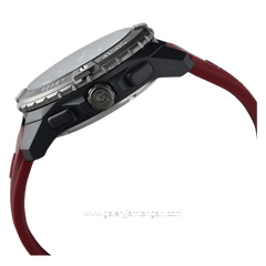 Alexandre Christie AC 9404 MH REPBARE Red Black Rubber Strap
