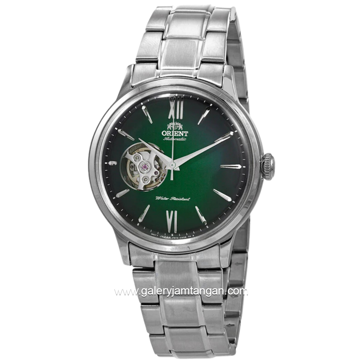 ORIENT RA-AG0026E30B BAMBINO 2ND Automatic Green Dial Stainless Steel Strap