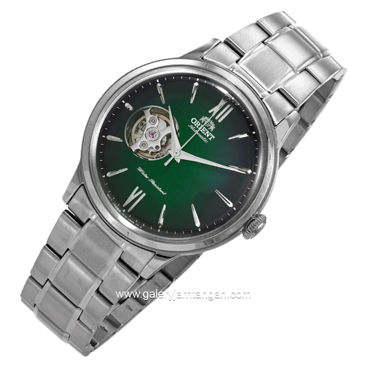 ORIENT RA-AG0026E30B BAMBINO 2ND Automatic Green Dial Stainless Steel Strap