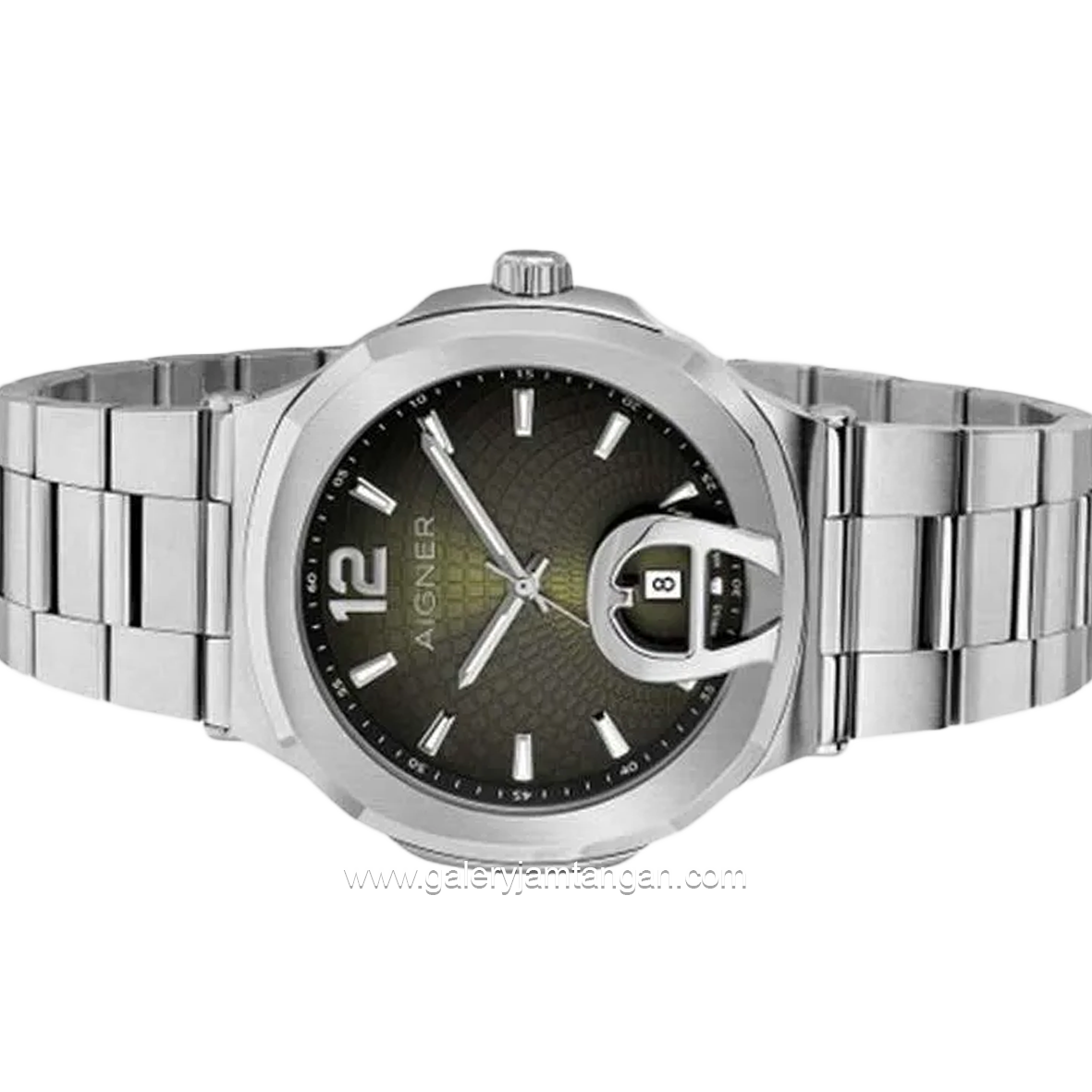 AIGNER TAVIANO AGW.113122 Silver Stainless Steel Swiss Made