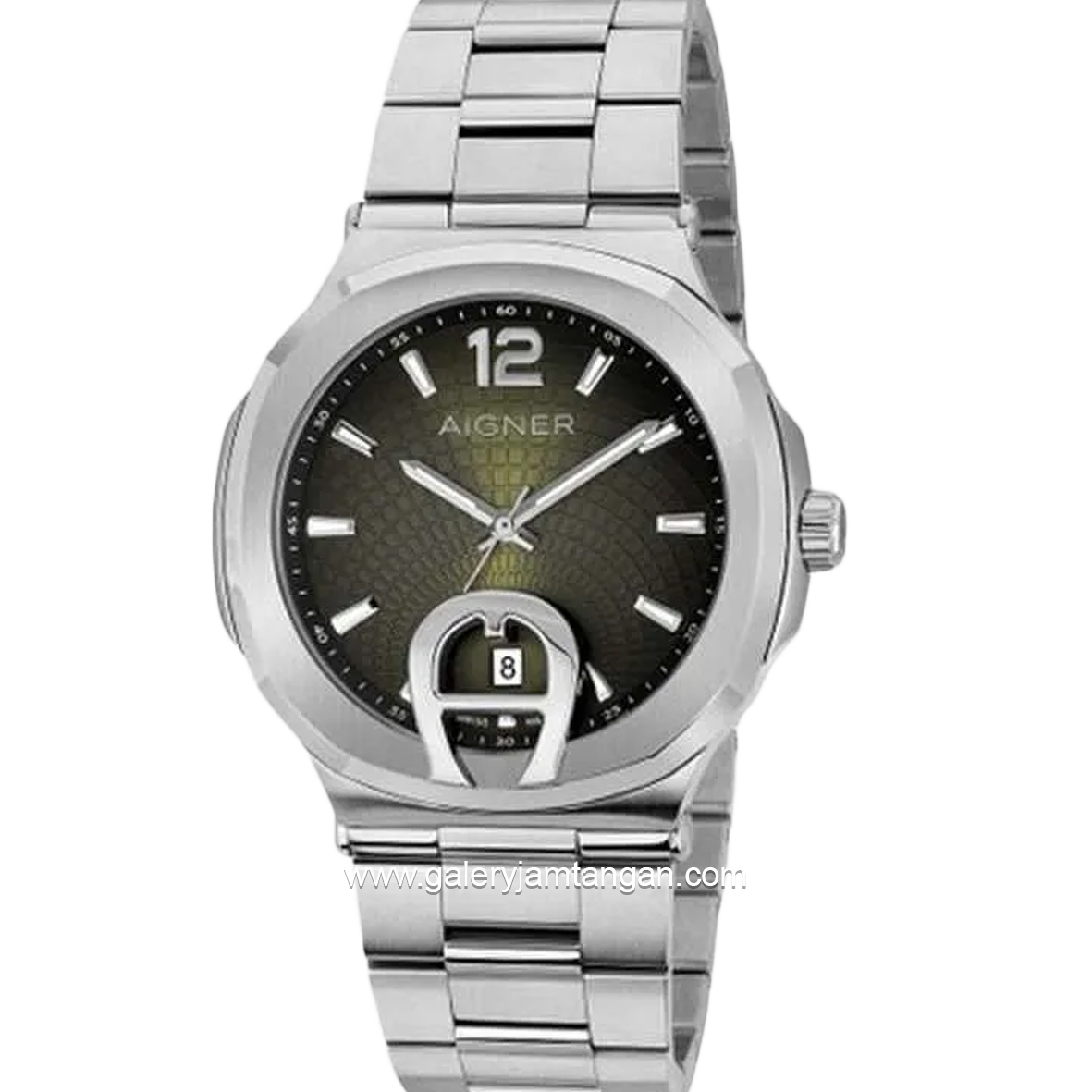 AIGNER TAVIANO AGW.113122 Silver Stainless Steel Swiss Made