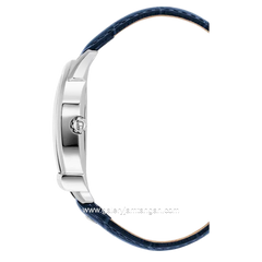 AIGNER SIENA AGW.244002 Navy Silver Leather Strap Swiss Made