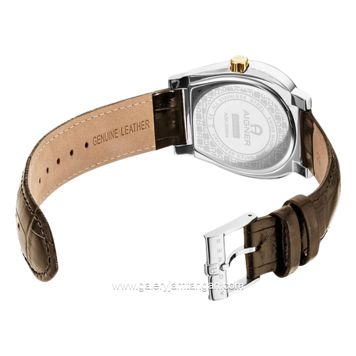 AIGNER DAIANO AGW.269004 Brown Leather Strap