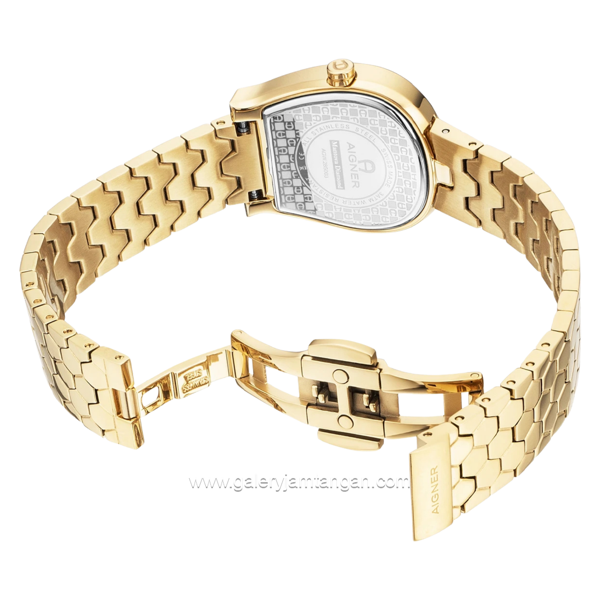 AIGNER MANTOVA DIAMOND AGW.285003 Full Gold Stainless Steel