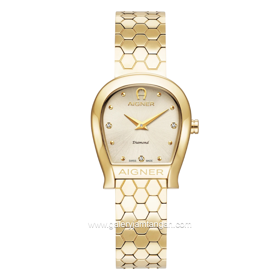 AIGNER MANTOVA DIAMOND AGW.285003 Full Gold Stainless Steel