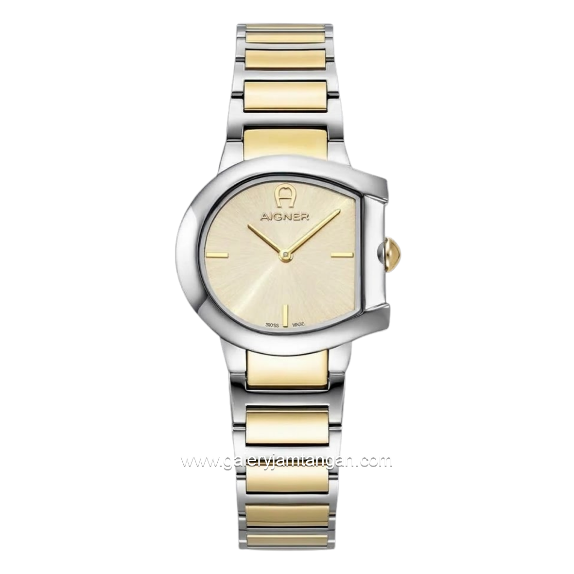 AIGNER LODI AGW.288002 Silver Combi Gold Stainless Steel