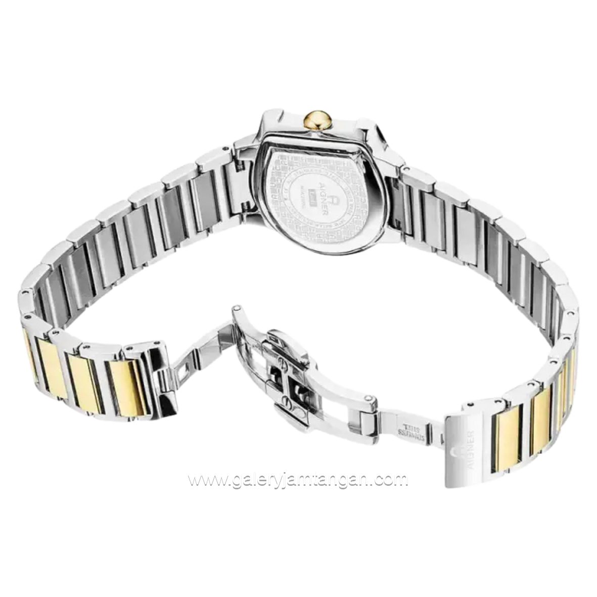 AIGNER LODI AGW.288002 Silver Combi Gold Stainless Steel
