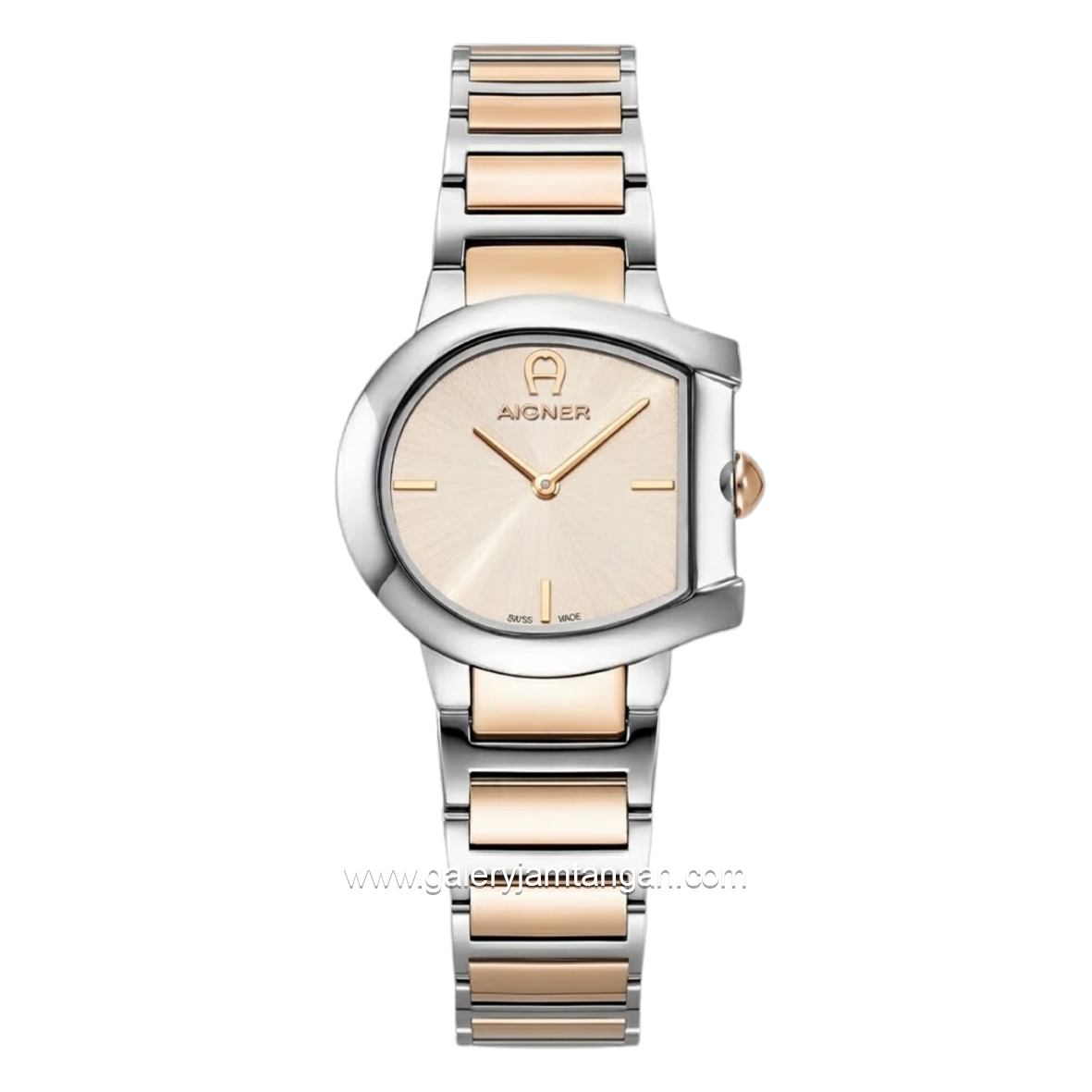 AIGNER LODI AGW.288003 Silver Combi Rosegold Stainless Steel