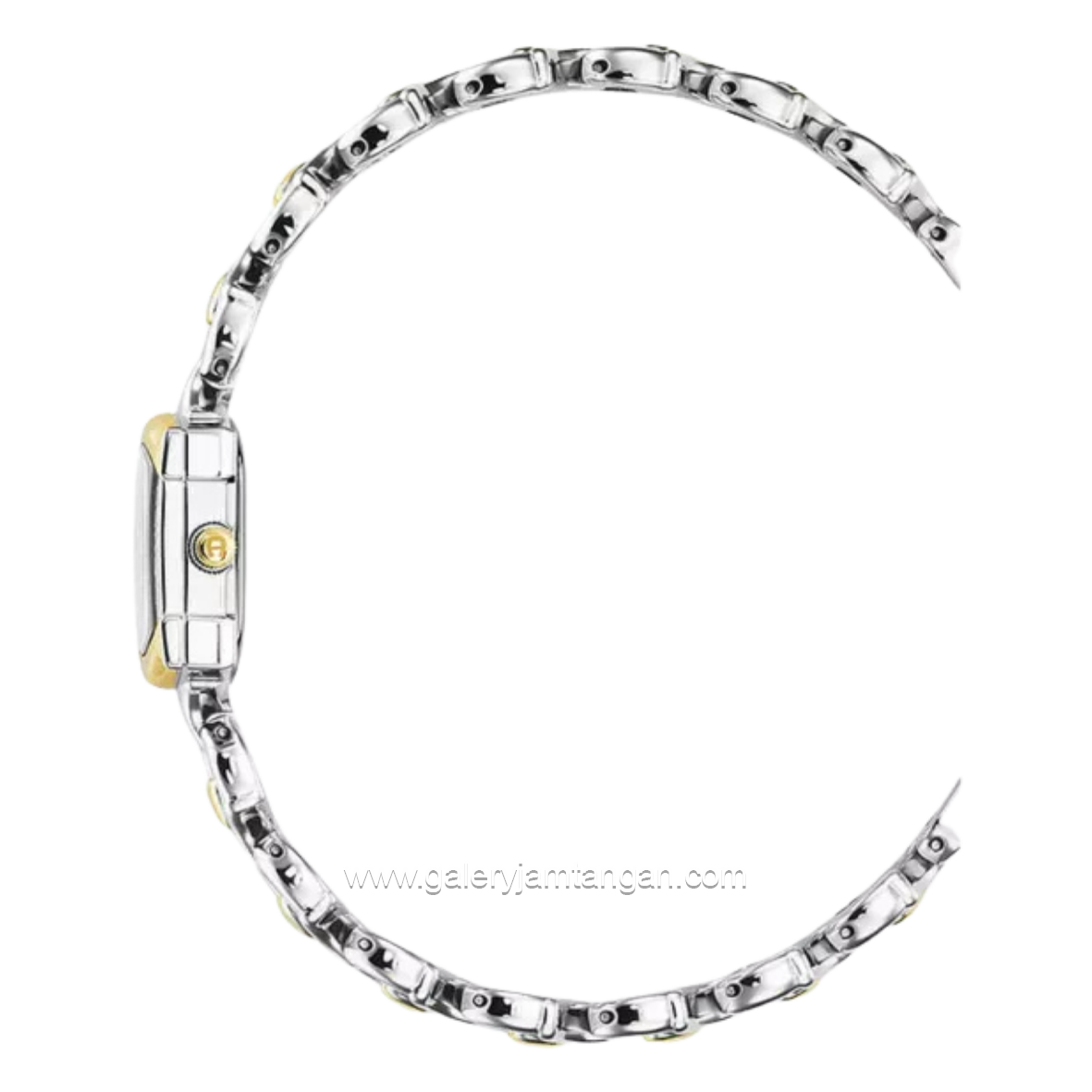 AIGNER NOBILE DIAMOND AGW.289001 Silver Combi Gold Dial White MOP Stainless Steel