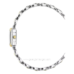 AIGNER NOBILE DIAMOND AGW.289001 Silver Combi Gold Dial White MOP Stainless Steel