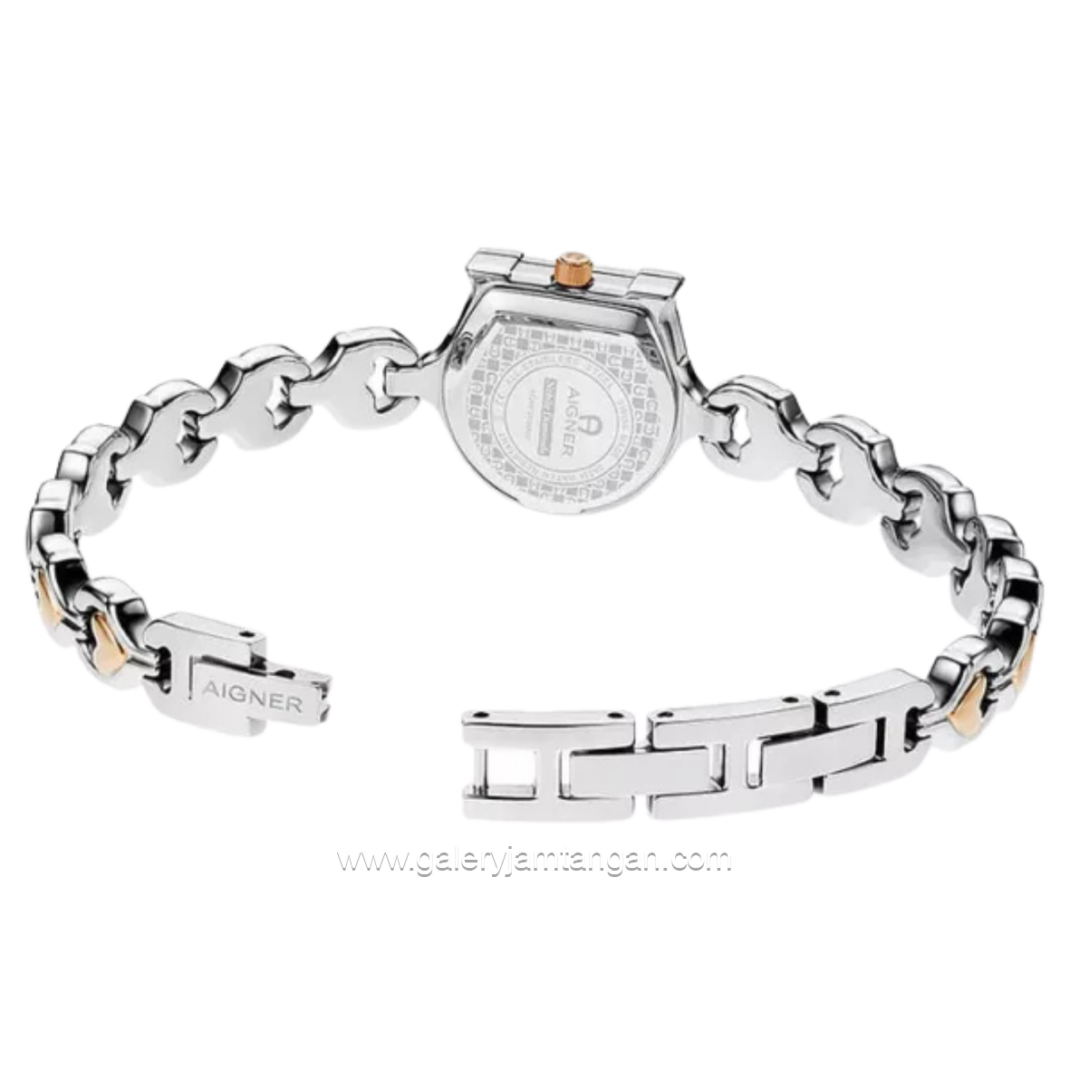 AIGNER NOBILE DIAMOND AGW.289002 Silver Combi Rosegold Stainless Steel