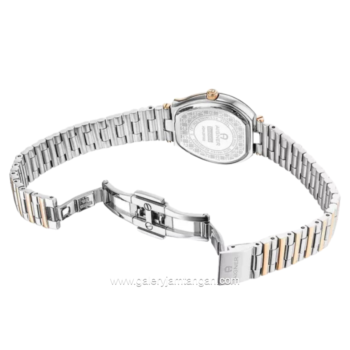 AIGNER IMPERIA AGW.291003 Silver Combi Rosegold Dial White MOP Stainless Steel