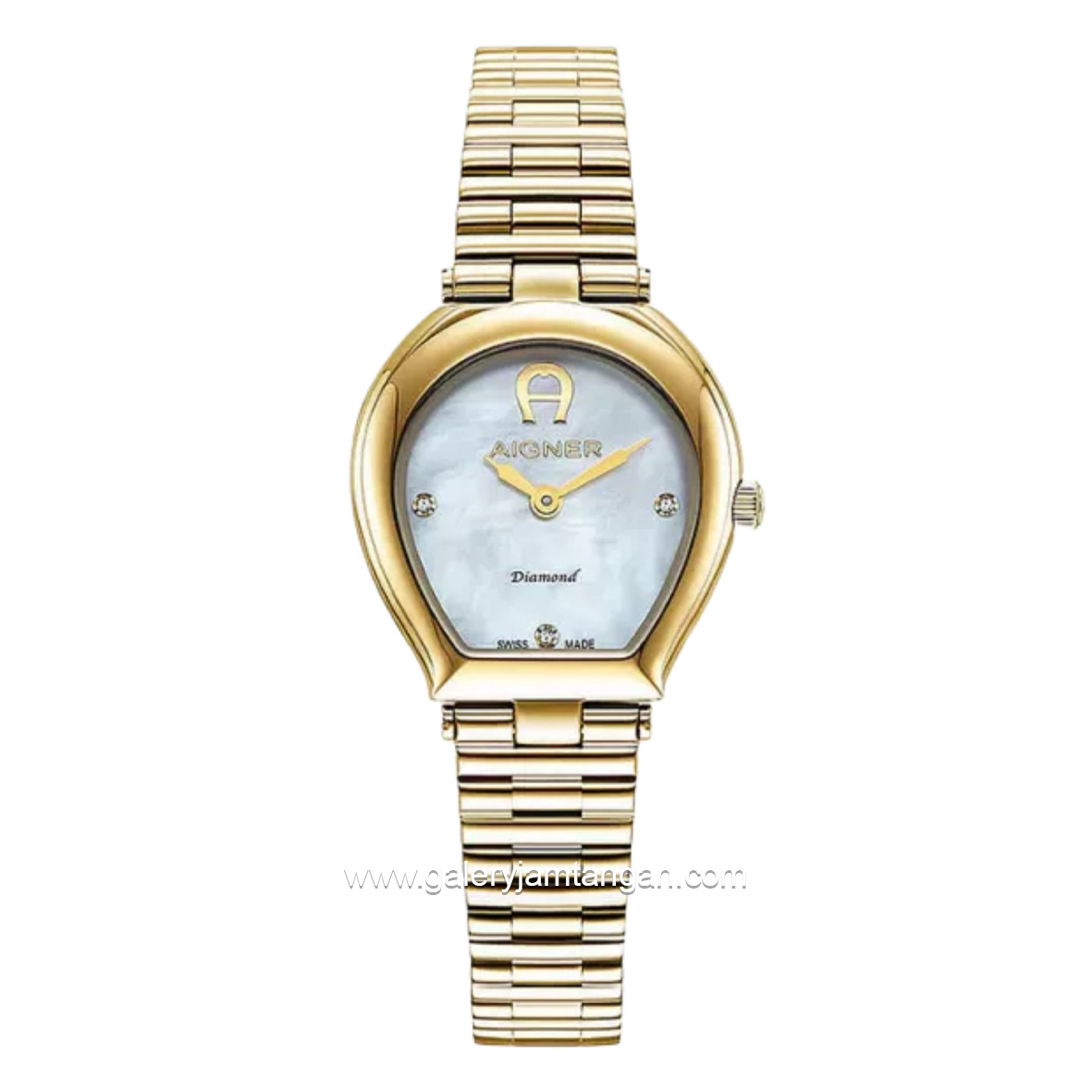 AIGNER IMPERIA AGW.291004 Gold Dial White MOP Stainless Steel