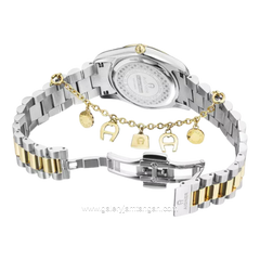 AIGNER SCAFATI MENO AGW.292002 Silver Combi Gold Stainless Steel