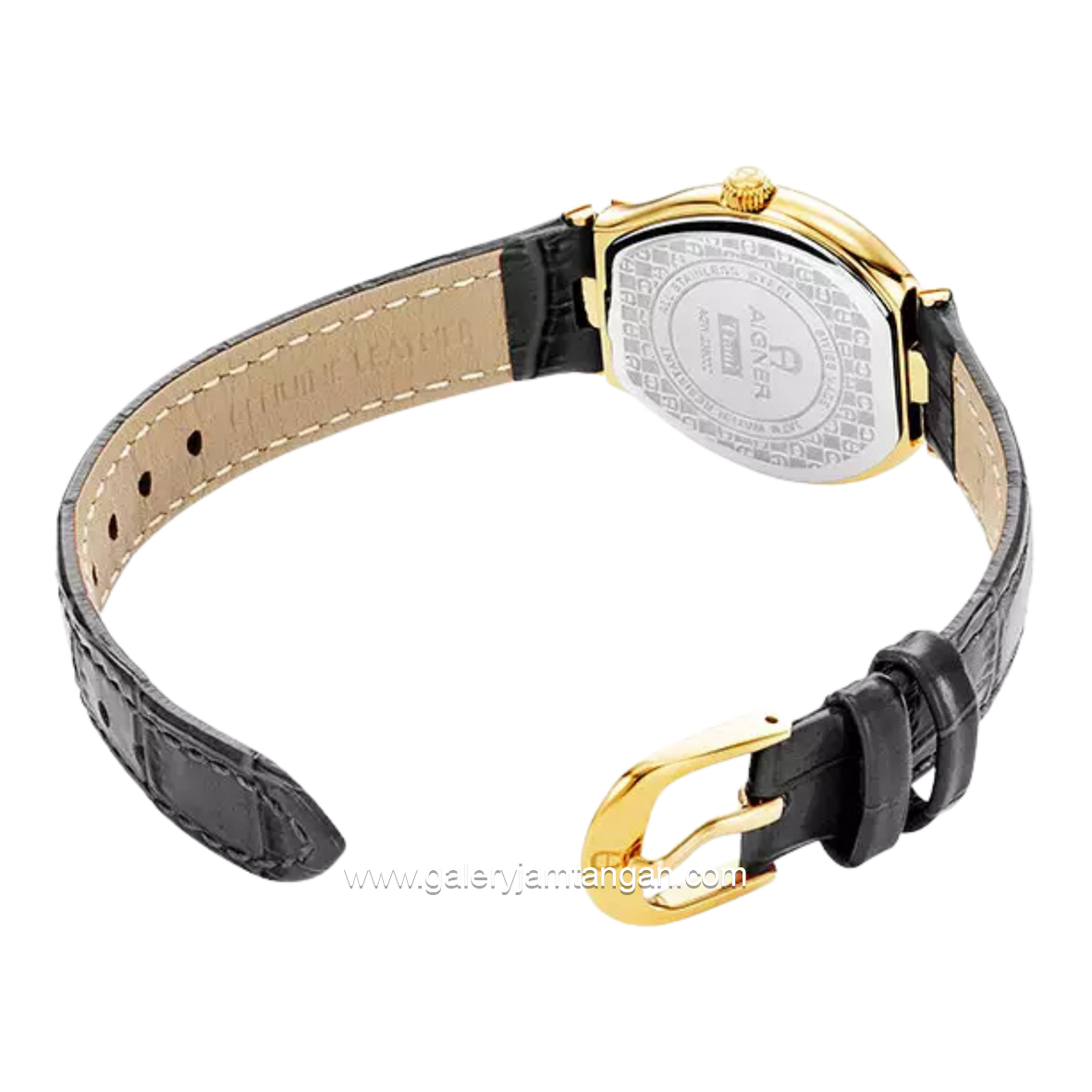 AIGNER AGW.238001 TRANI Leather Strap Swiss Made