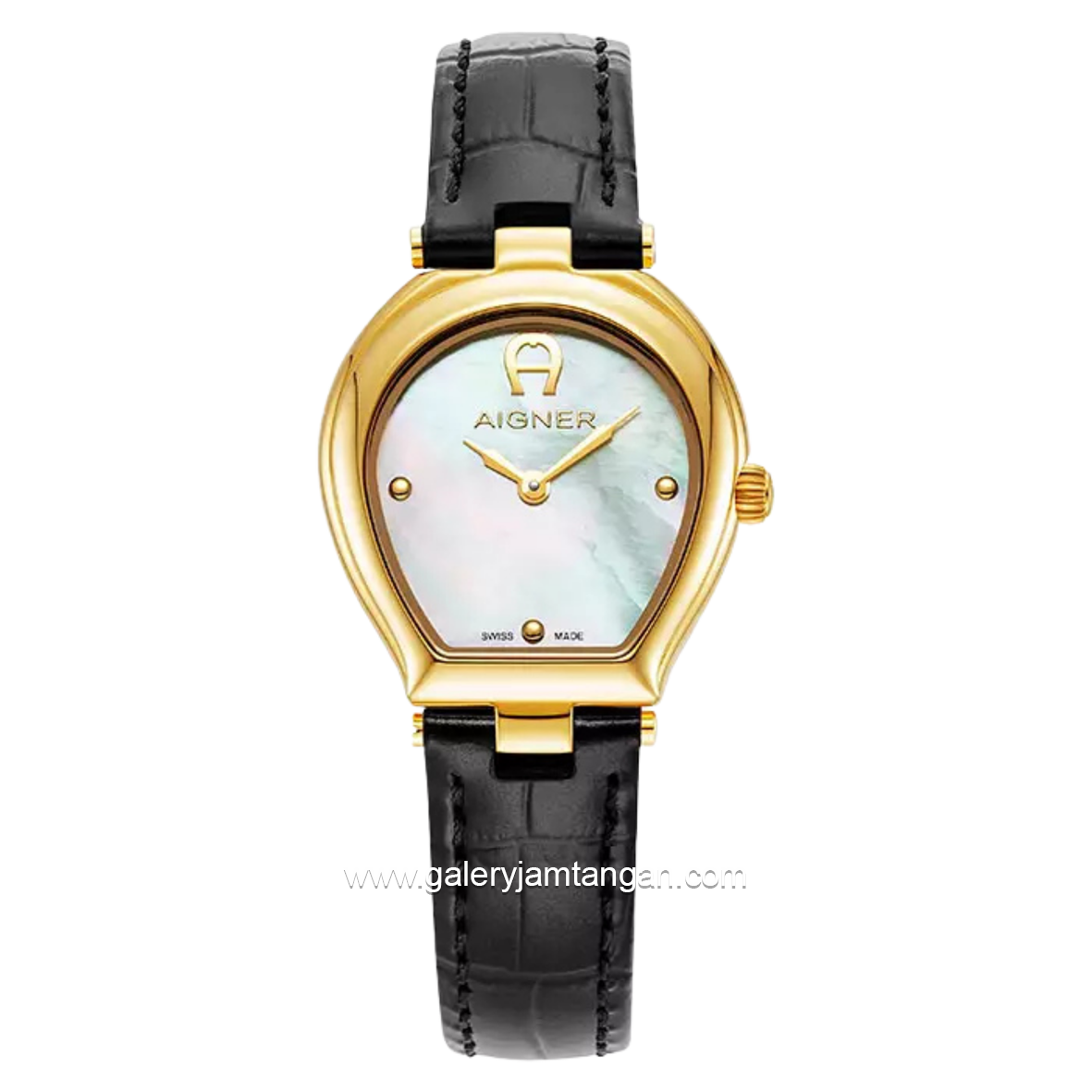AIGNER AGW.238001 TRANI Leather Strap Swiss Made