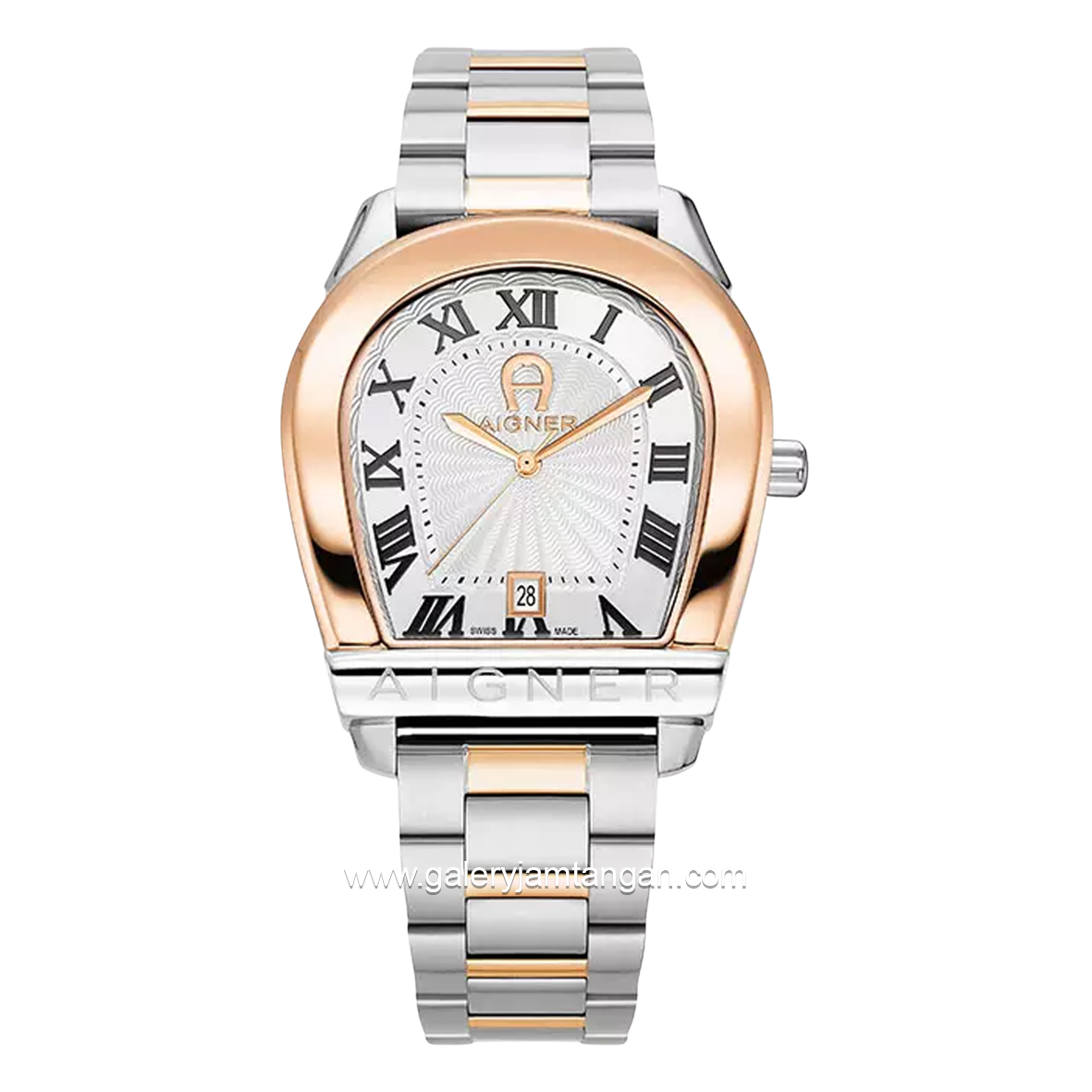 AIGNER SIENA AGW.244008 Silver Roseold Watch Swiss Made