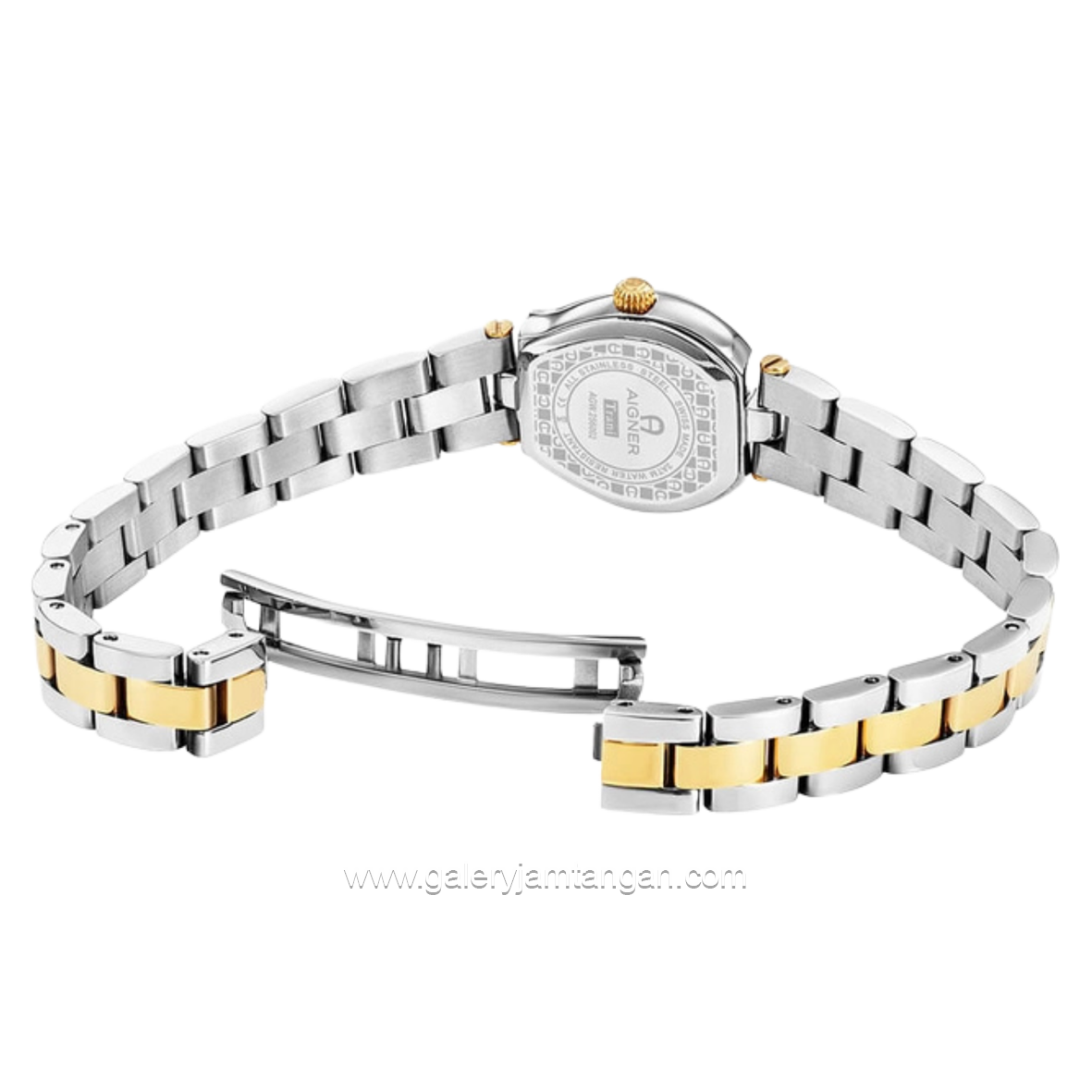 AIGNER AGW.256002 Women's Watch Silver Gold Swiss Made
