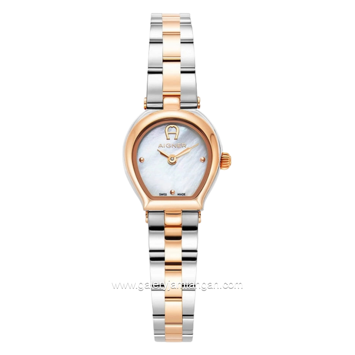 AIGNER AGW.256003 Women's Watch Silver Rosegold Swiss Made