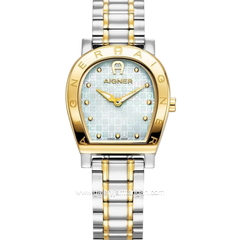 AIGNER AGW.268001 DAIANA Silver Gold Stainless Steel Swiss Made