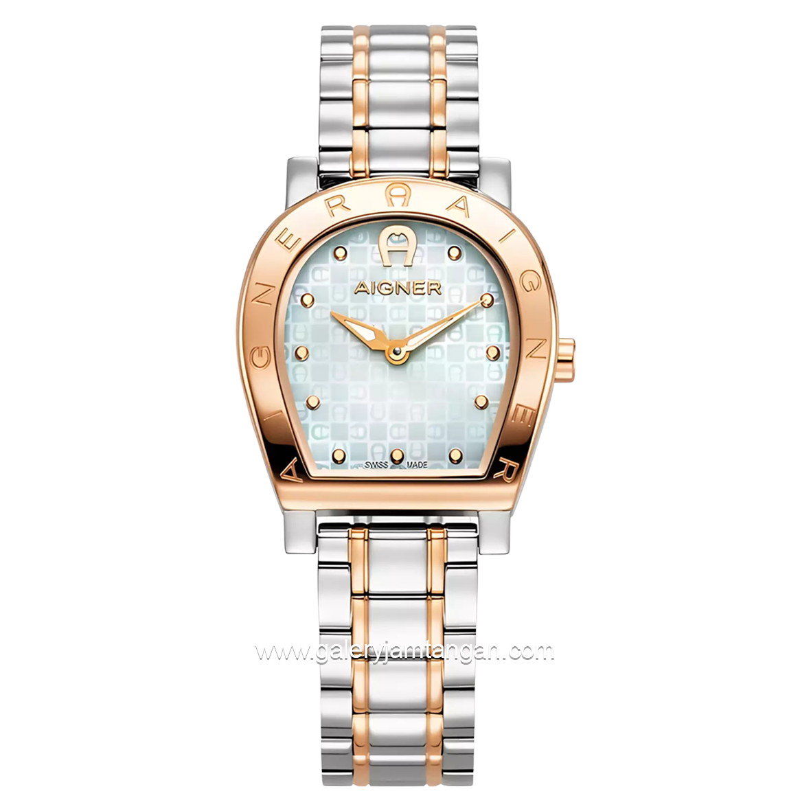 AIGNER AGW.268002 DAIANA  Silver Rosegold Stainless Steel Swiss Made
