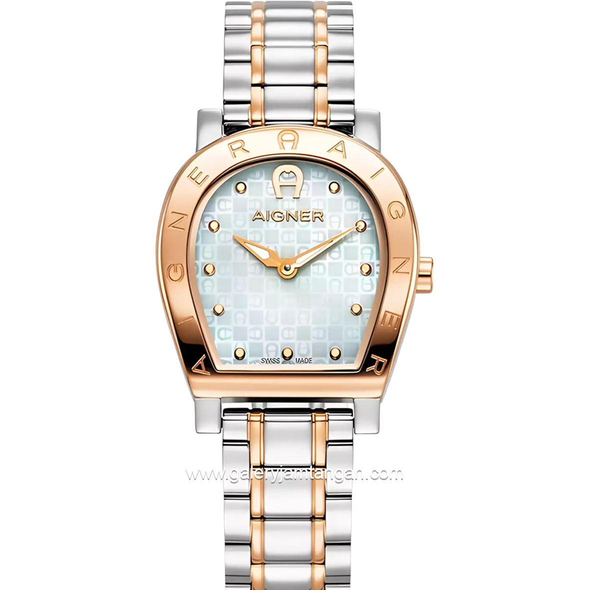AIGNER AGW.268002 DAIANA  Silver Rosegold Stainless Steel Swiss Made