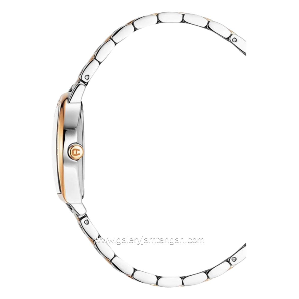 AIGNER AGW.268003 DAIANA Silver Rosegold Stainless Steel Swiss Made