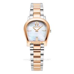 AIGNER ALESSANDRIA AGW.250005 Women's Watch Silver Rosegold Dial Silver Swiss Made
