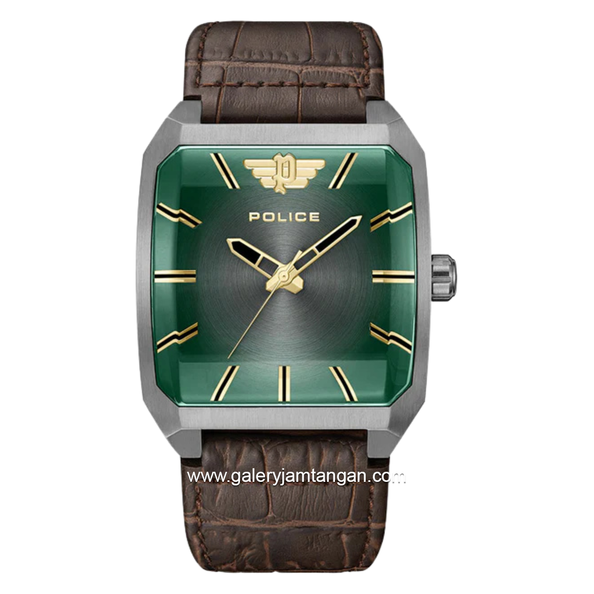 POLICE PEWJA0006003 OMAIO Brown Leather Strap