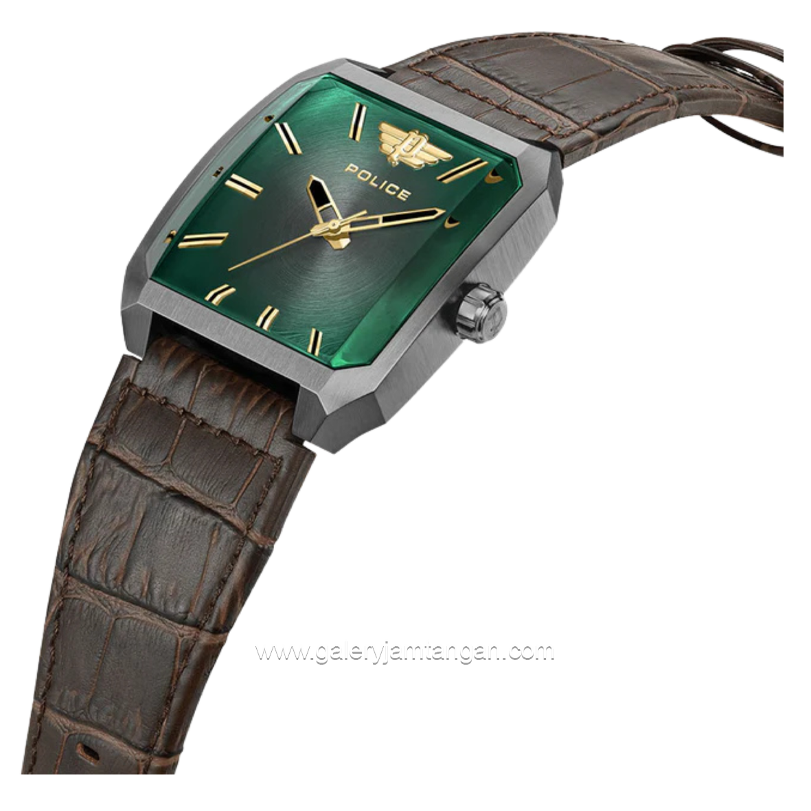 POLICE PEWJA0006003 OMAIO Brown Leather Strap