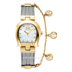 AIGNER CREMONA DUE AGW.273001 Women's Watch Silver Gold Series Swiss Made