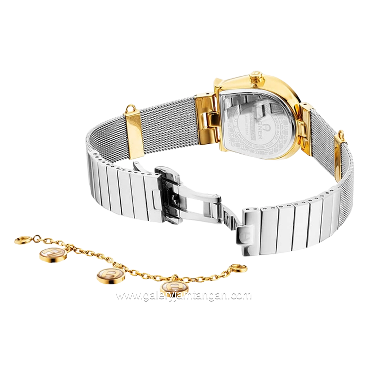 AIGNER CREMONA DUE AGW.273001 Women's Watch Silver Gold Series Swiss Made