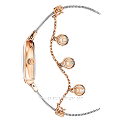 AIGNER CREMONA DUE AGW.273004 Women's Watch Silver Rosegold Series Swiss Made