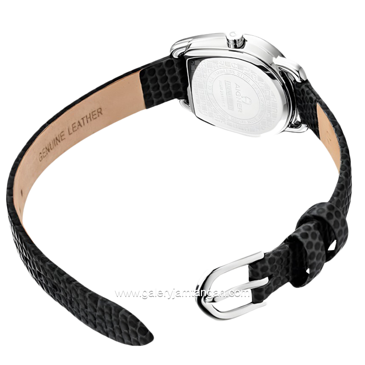 AIGNER HERMADA II AGW.281001.C Leather Strap Swiss Made