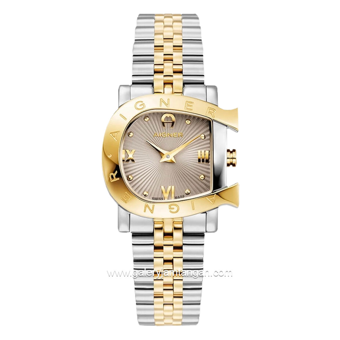 AIGNER MASSA MENO AGW.272003 Women's Silver Gold Stainless Steel Swiss Made