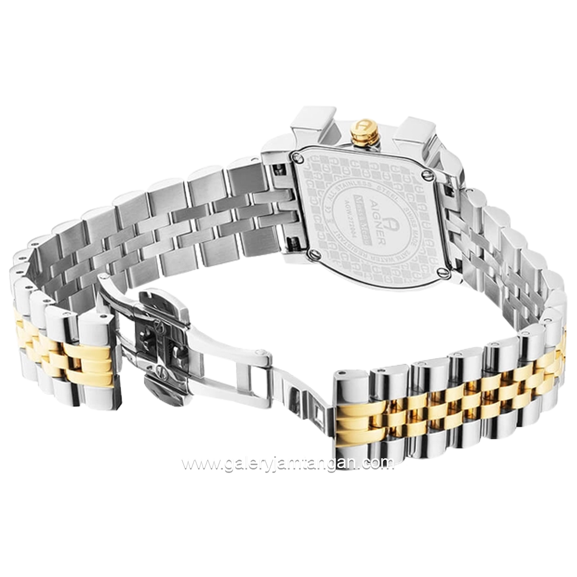 AIGNER MASSA MENO AGW.272004 Women's Silver Gold Stainless Steel Swiss Made