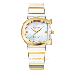 AIGNER MATERA DIAMOND AGW.232005 Women's Watch Silver Gold Series Swiss Made