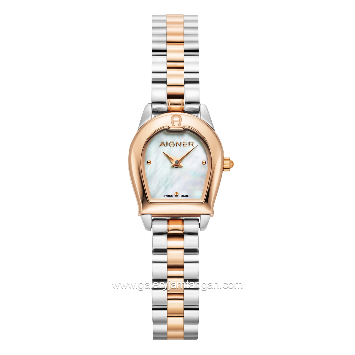 AIGNER MOLFETTA AGW.253003 Women's Watch Silver Rosegold Swiss Made