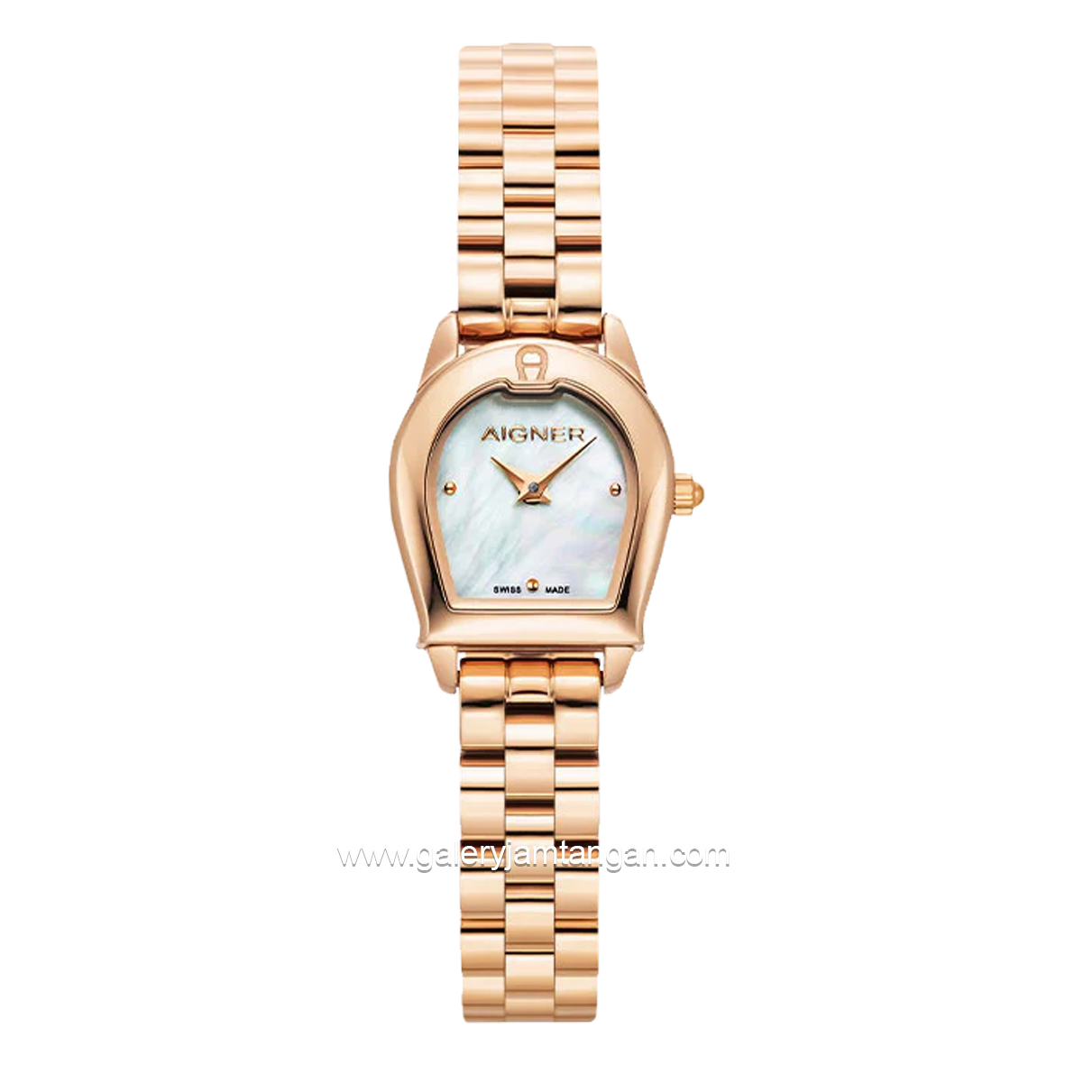 AIGNER MOLFETTA AGW.253005 Women's Watch Rosegold Dial White Swiss Made