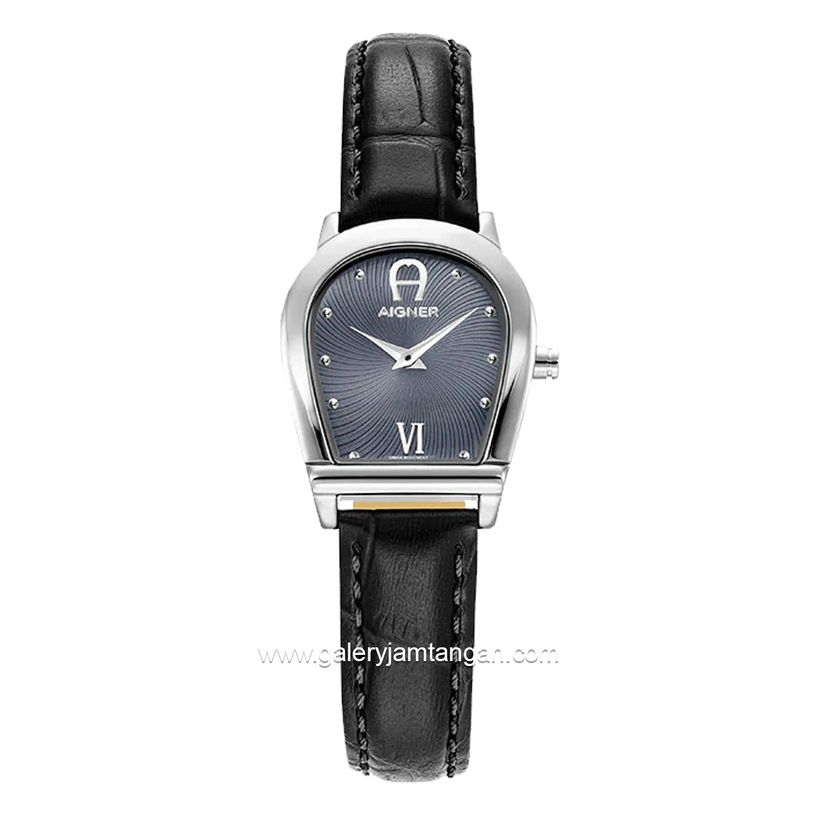 AIGNER MOLISE LADY AGW.282001.C Black Dial Black Leather Strap Swiss Made