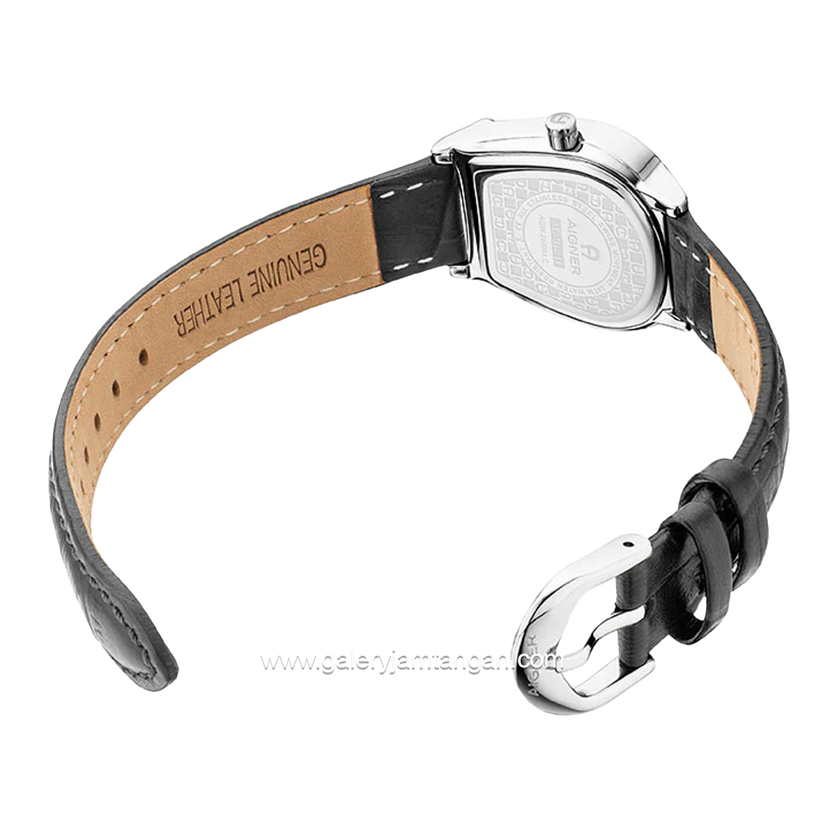 AIGNER MOLISE LADY AGW.282001.C Black Dial Black Leather Strap Swiss Made
