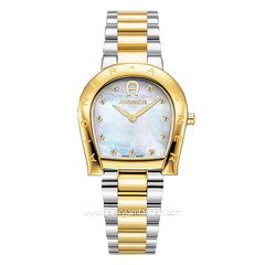 AIGNER RAVENNA DUE AGW.259001 Women's Watch Silver Gold Swiss Made