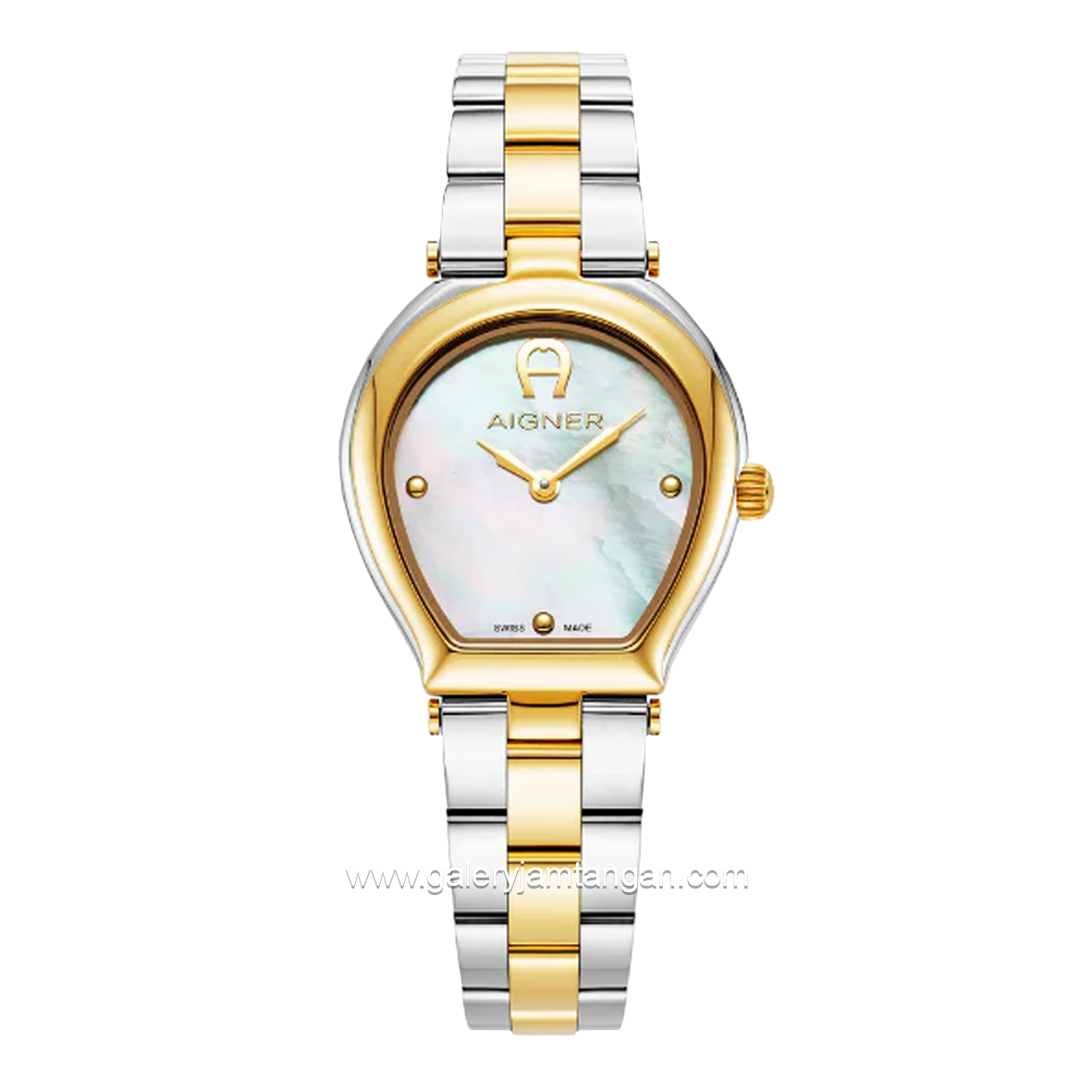 AIGNER TRANI AGW.238010 Women's Watch Silver Gold Swiss Made