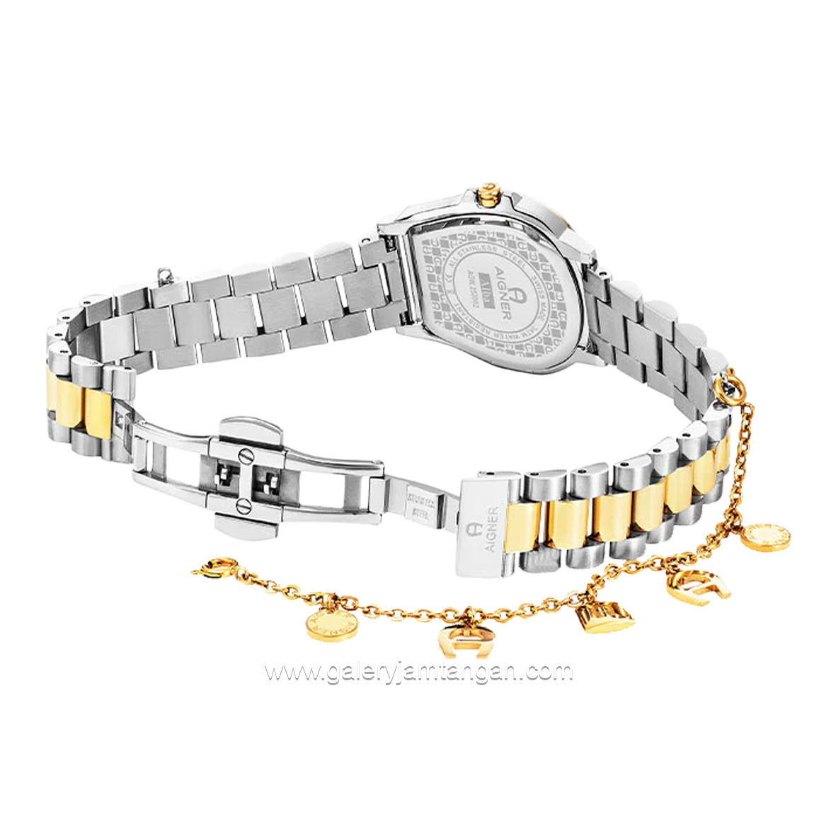 AIGNER ALBA AGW.252003 Women's Watch Silver Gold Swiss Made