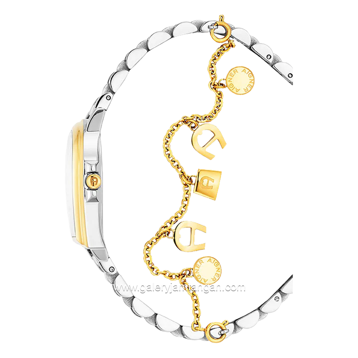 AIGNER ALBA AGW.252003 Women's Watch Silver Gold Swiss Made