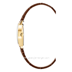 Aigner AOSTA II AGW.280002.C Brown Rosegold Leather Swiss Made Free Strap