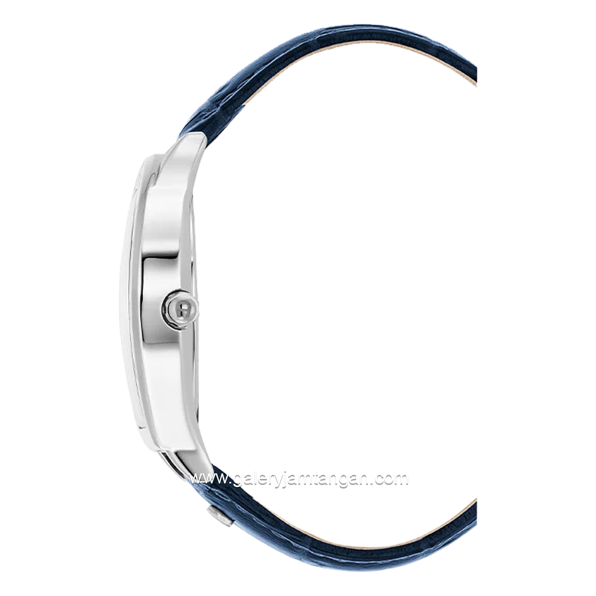 AIGNER CHIETI AGW.245002 Blue Silver Leather Watch Swiss Made