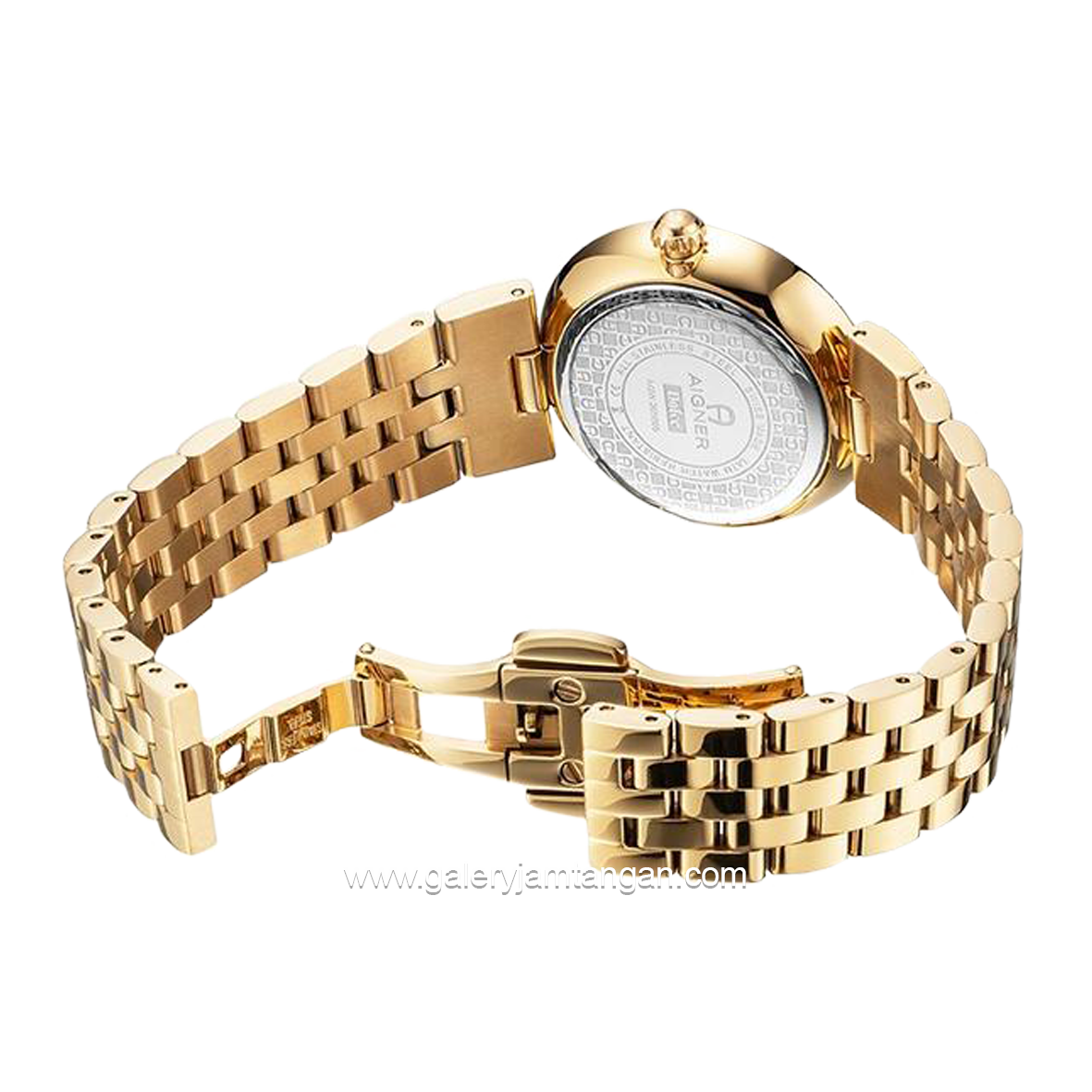 AIGNER DOLCE AGW.265005 Women's Watch Gold Dial Green Swiss Made